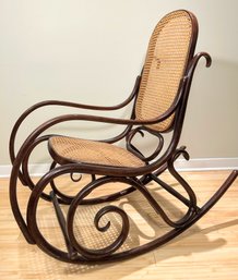 Vintage Bentwood  Rocking Chair Attr. Thonet