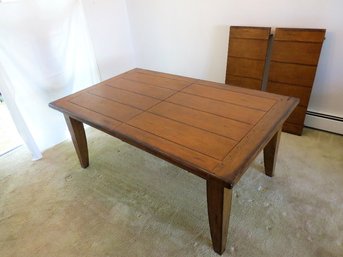 Country Style Farm Table With 2 Leaves - Seats 8!