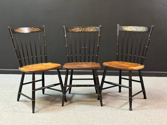 Three Vintage Hitchcock Side Chairs #2