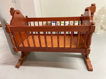 Custom Made Wooden Crib.