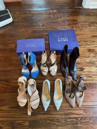 Unique Women's Shoe Lot Pumps Heels Wedges Sandals Steve Madden Weitzman & More!