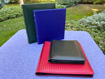 Set Of Four NEW Leather Photo Albums