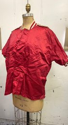 Vintage Greenwich 13 Satin Short Sleeve Jacket By Mac Gregor- Size 44