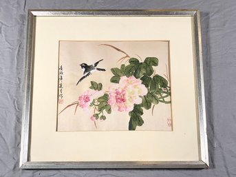 Signed Japanese Watercolor 18x16