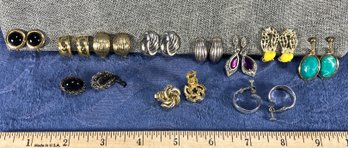 Jewelry - Clip & Screw Back Earrings  (11 Pairs) - Napier,