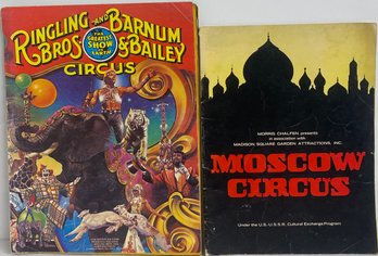 2 1960's Circus Programs