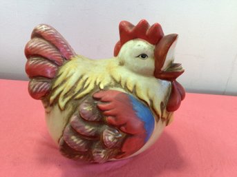 Rooster/Hen Pottery Decor #1