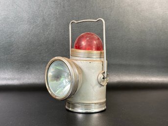 A Very Cool Vintage Flashlight/Hazard Lantern By Stellar