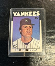 Mint Lou Piniella Topps Baseball Card