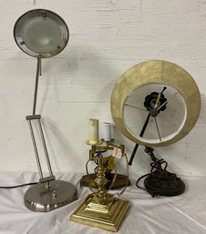 Four Modern Lamps