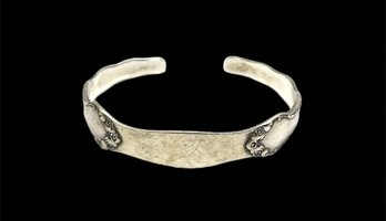 Beautiful Reed & Barton Sterling Silver Ornate Cuff Bracelet