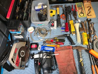 LOADS Of Tools - Would Be 100s Of Dollars To Buy New - Wrenches - Saws - Screwdrivers - TONS OF PIECES !