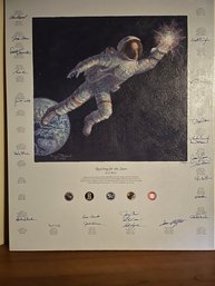 Greenwich Workshop - NASA W/certificate Of Authenticity - 1997 'reaching For The  Stars,' Alan Bean