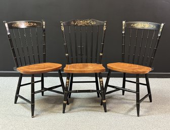 Three Vintage Hitchcock Side Chairs #3