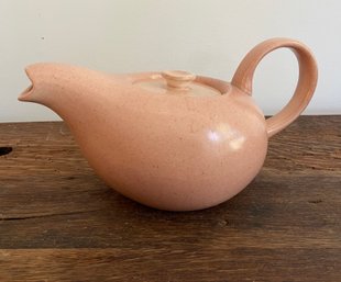 MCM Russel Wright Steubenville Coral Pink Teapot