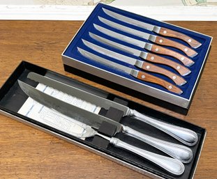 Towle Steak Knives And Carvel Hall Carving Implements