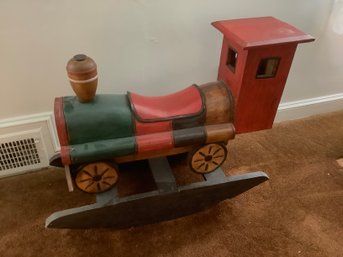 Vintage Rocking Train Toy