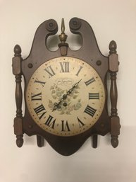 Wooden Wall Hanging New England Clock