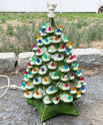 A Vintage Ceramic Christmas Tree