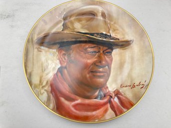 John Wayne Historical First Edition Collectors Plate Numbered #18131