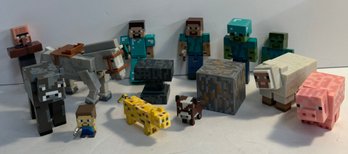 Lot Of Over 10 Minecraft Figurines