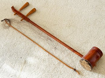 An Antique Chinese Erhu - Needs Restringing