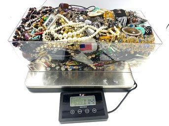 10 Pounds Of Costume Jewelry Bulk For Crafting/ Upcycle