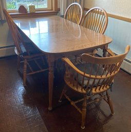 Dining Table With Four Chairs