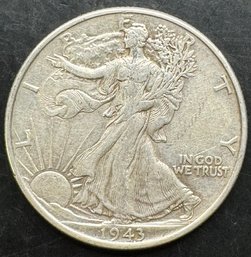 1943 Walking Liberty Silver Half Dollar