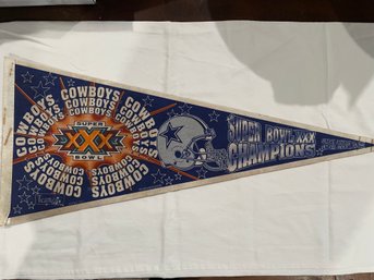 12' X 30' Vintage Sports Banner.  Please Refer To Pictures For Banner You Are Bidding On.  Conditions Vary.