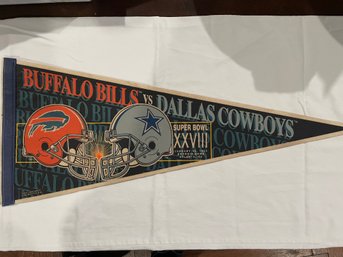 12' X 30' Vintage Sports Banner.  Please Refer To Pictures For Banner You Are Bidding On.  Conditions Vary.