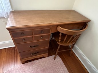 Wooden Desk And Chair