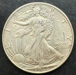 1946 Walking Liberty Silver Half Dollar