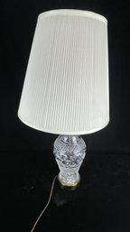 Cut Glass Base Table Lamp