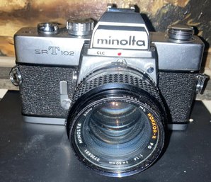 Minolta SrT 102 Vintage 35mm Camera