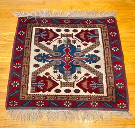 Vintage Turkish Square Rug