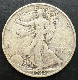 1946-S Walking Liberty Silver Half Dollar