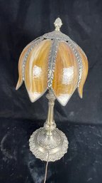 Stained Glass Tulip Shade Lamp #1