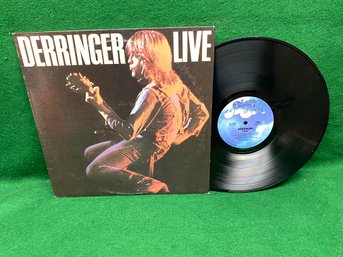 Rick Derringer. Derringer LIVE On 1977 Blue Sky Records.
