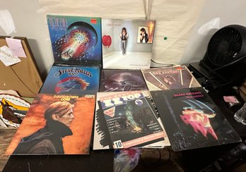 8 Sealed Albums - Steve Miller Band, Robert Plant, David Bowie, Best Of 10 Legendary Taxes Tale & More. LH/A4