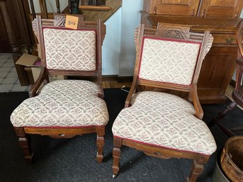 Pair Of Beautiful Eastlake Chairs