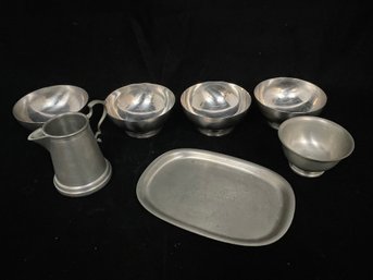 Set Of Steel Tableware