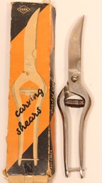 AMAZING VINTAGE YORK CARVING SHEARS