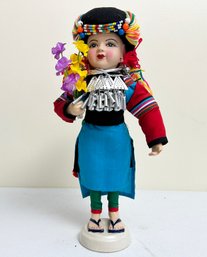 A Vintage Porcelain Doll