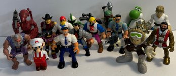 Lot Of Miscellaneous Toy Figurines