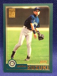 2001 Topps Ichiro Suzuki Rookie Card - R