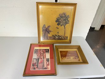 Lot Of 3 Pcs Of Artwork