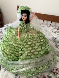 Doll With Green Dress