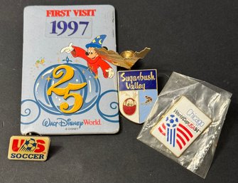 4 Collectible Pins