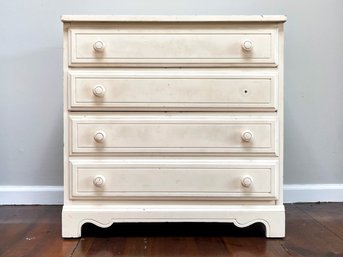A Paneled Hard Wood Chest Of Drawers By Dixie Furniture